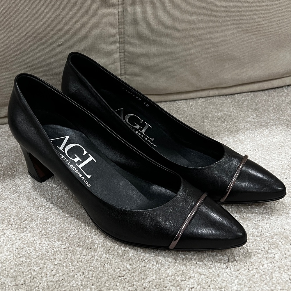 Agl Attilio Giusti Leombruni Rand Pump in Black 40